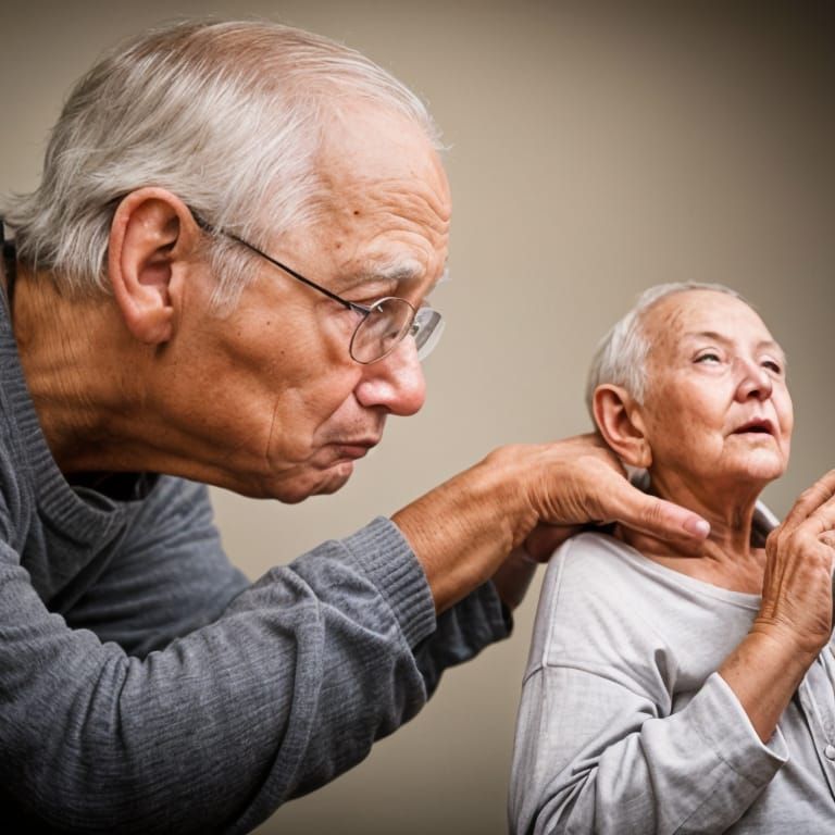 Grandpa Gives Grandma A Massage (Ai Art Fail)