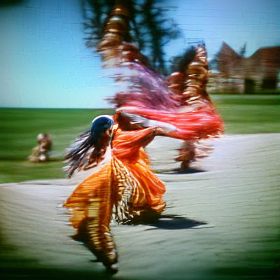 Vibrant Indian Dance Performance in Traditional Style