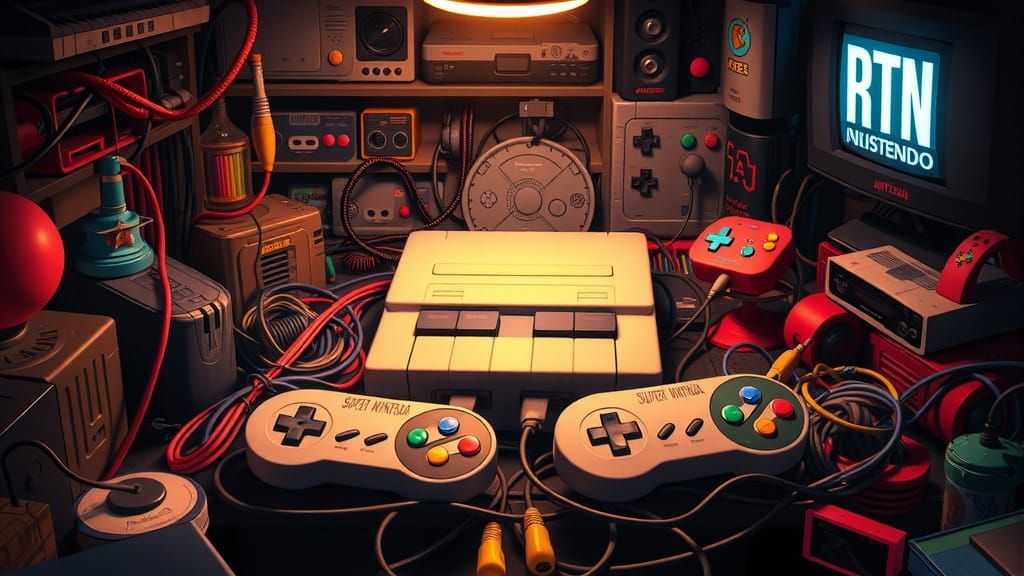super nintendo snes retro