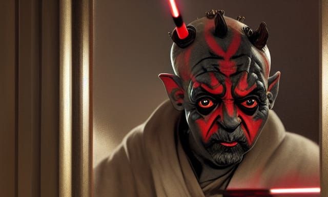 Darth Maul ,"The Sith work in the shadows.