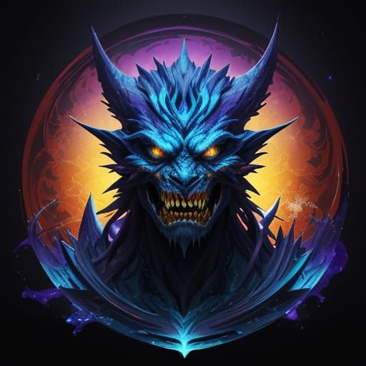 Hyperrealistic Monster Concept Art in Vibrant Colors