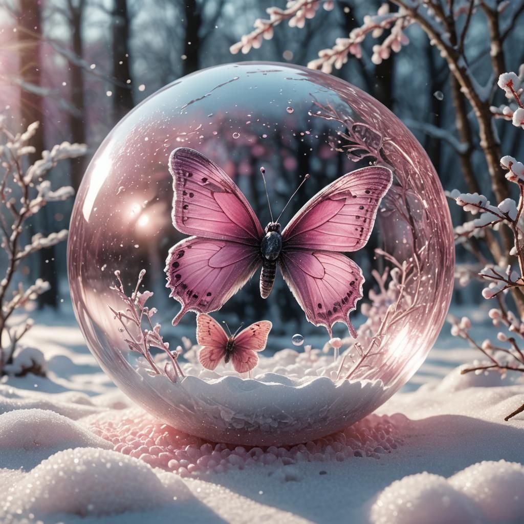 Winter butterfly