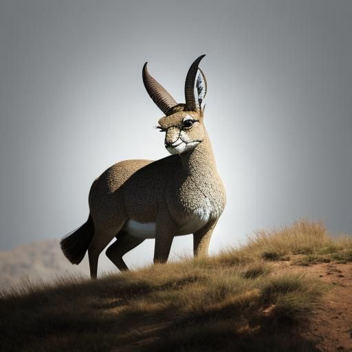 High-Definition Image of a Klipspringer Antelope