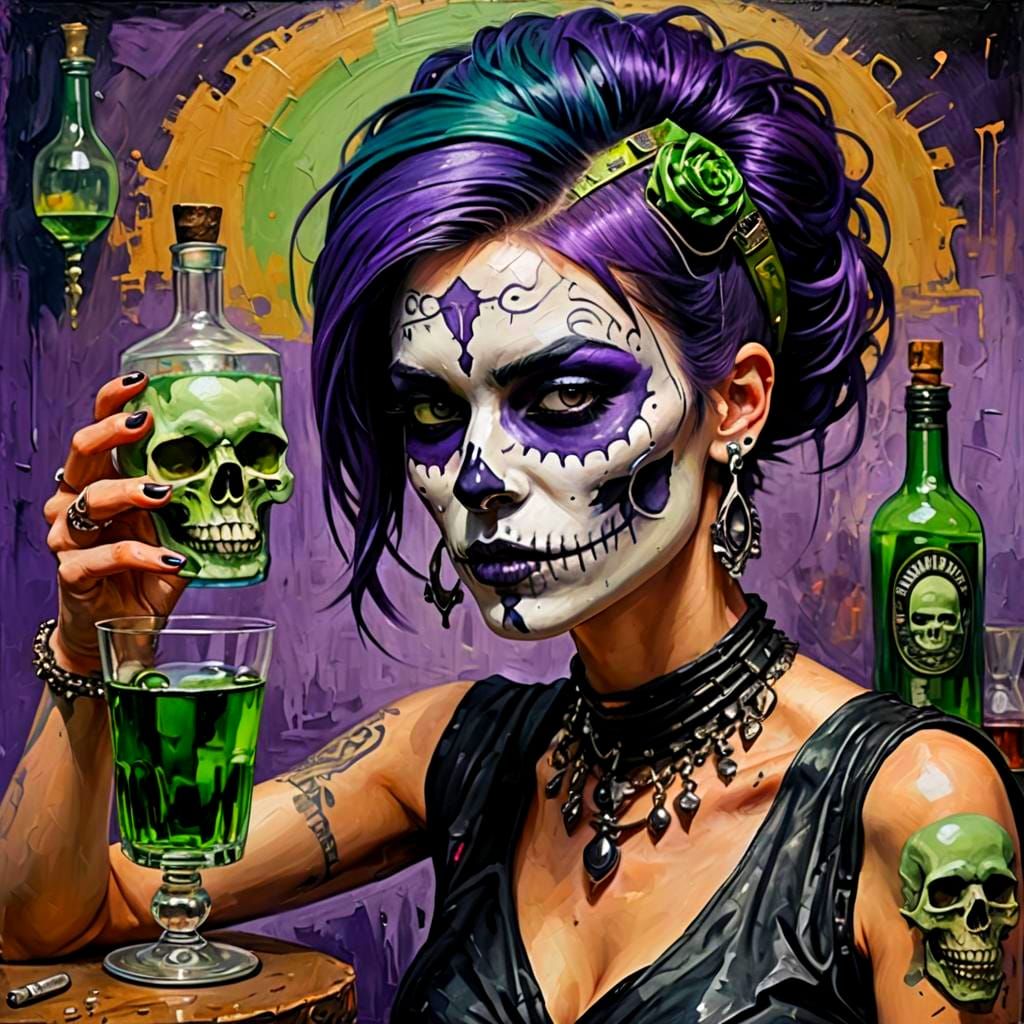 Lady Absinthe " the Green Fairy" Collection N°4