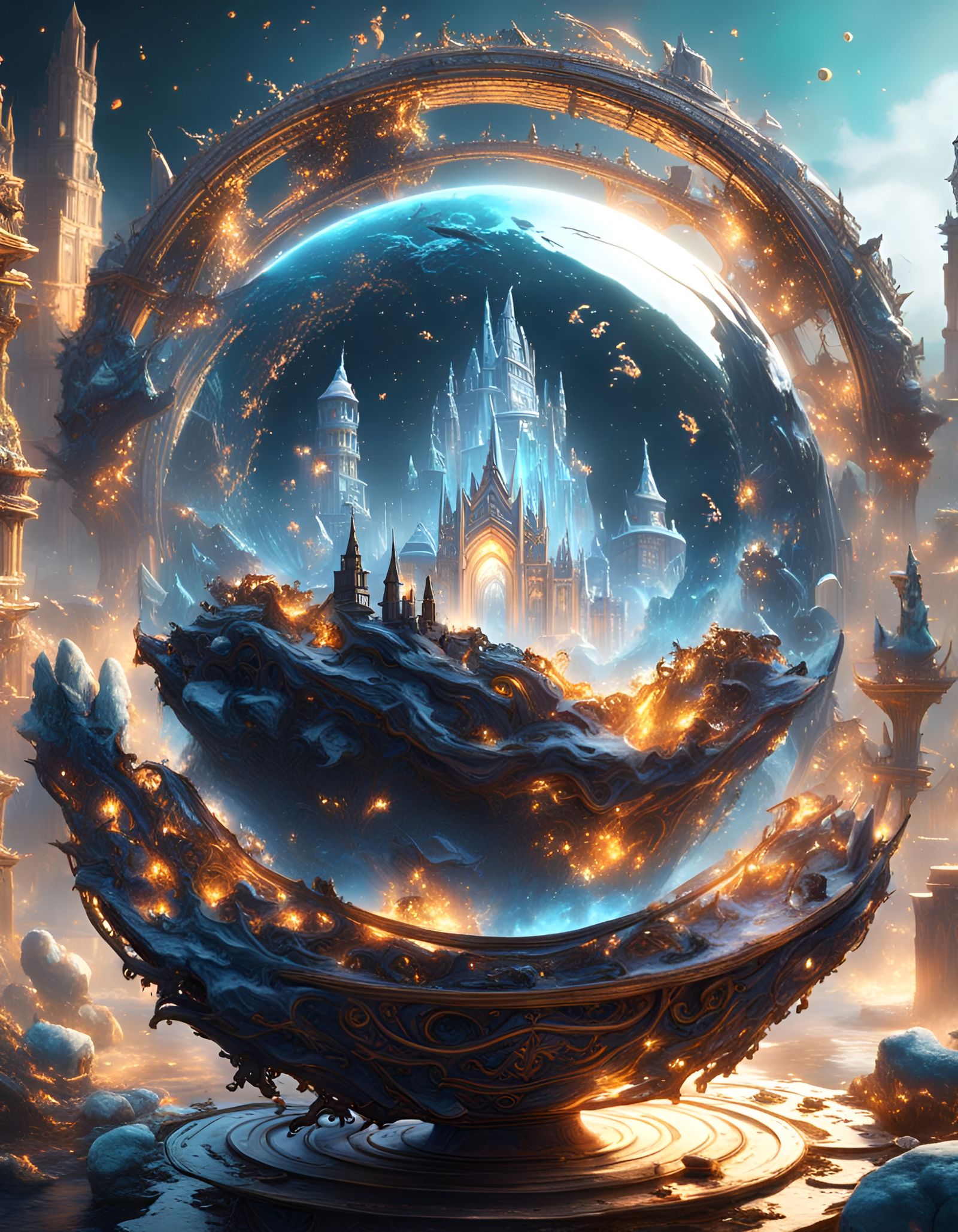 Magic World in Hand: Fantasy Concept Art