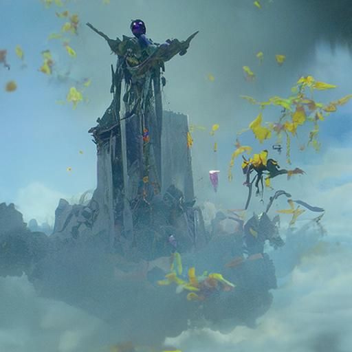 Apocalyptic Chaos in Dark Fantasy Style