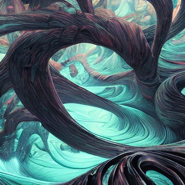 swirly river