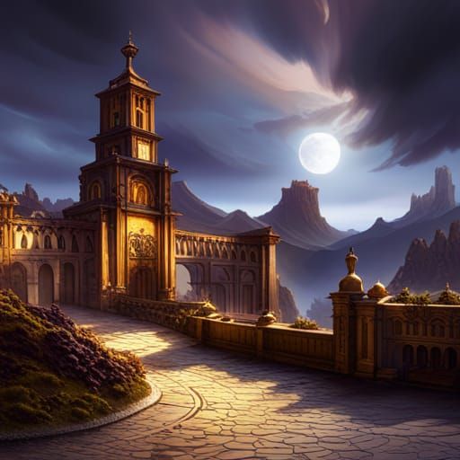 Dark Fantasy Roman Empire Concept Art