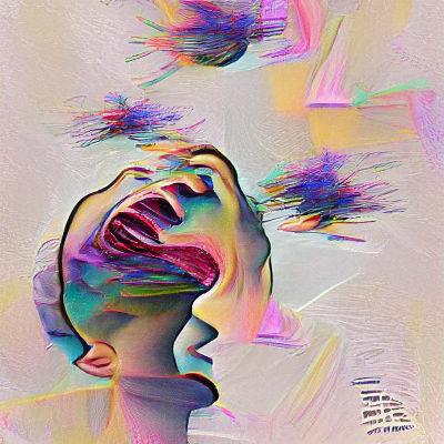 Explosion of Vibrant Abstract Colors and Shapes