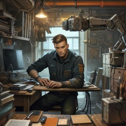 Mateusz's Intense Late-Night Learning: Concept Art