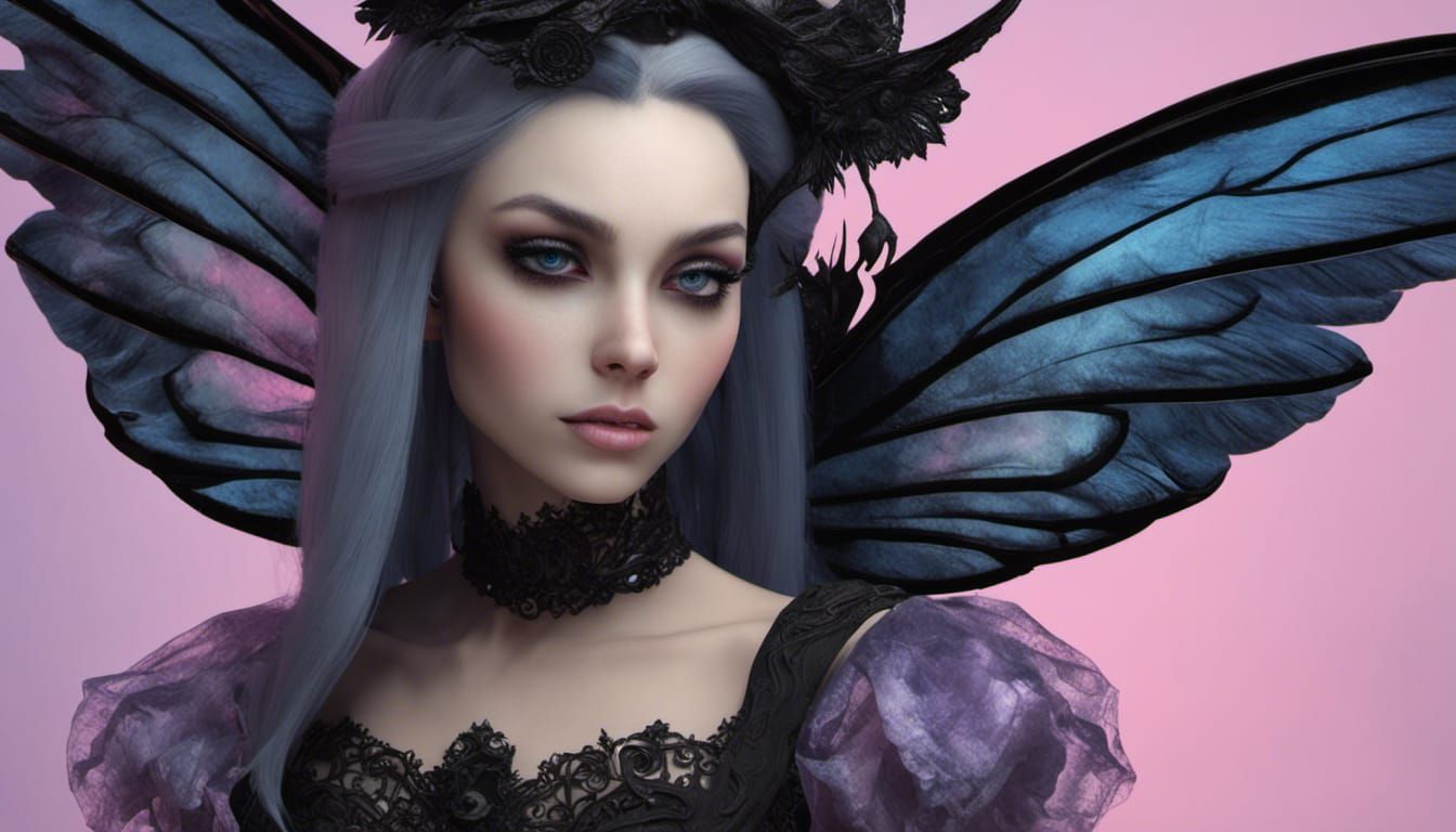 Gothic Alice Transformation into Dark Fae