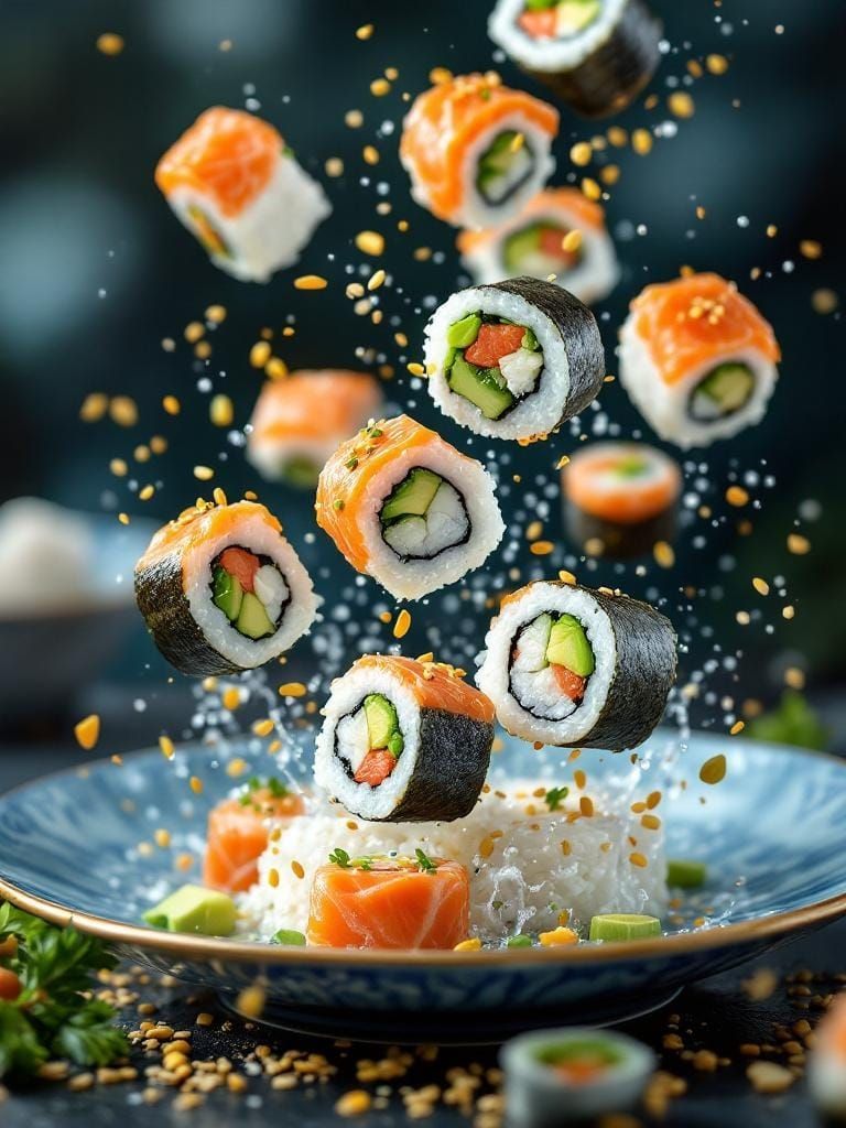 Sushi in Flight, Bound for Your Plate