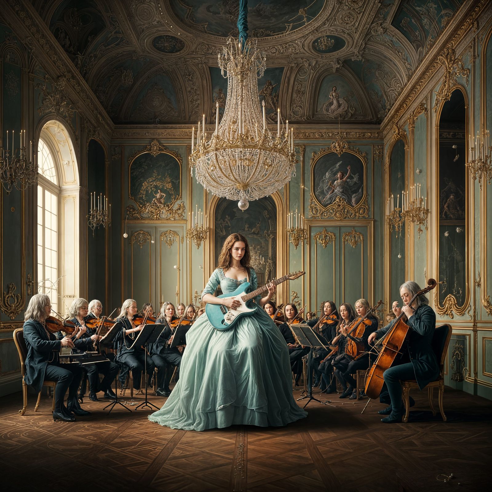 Ethereal Baroque Concert in Pastel Hues