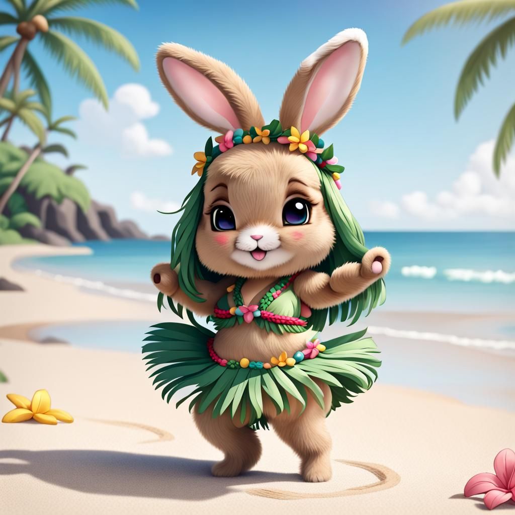 hula bunny