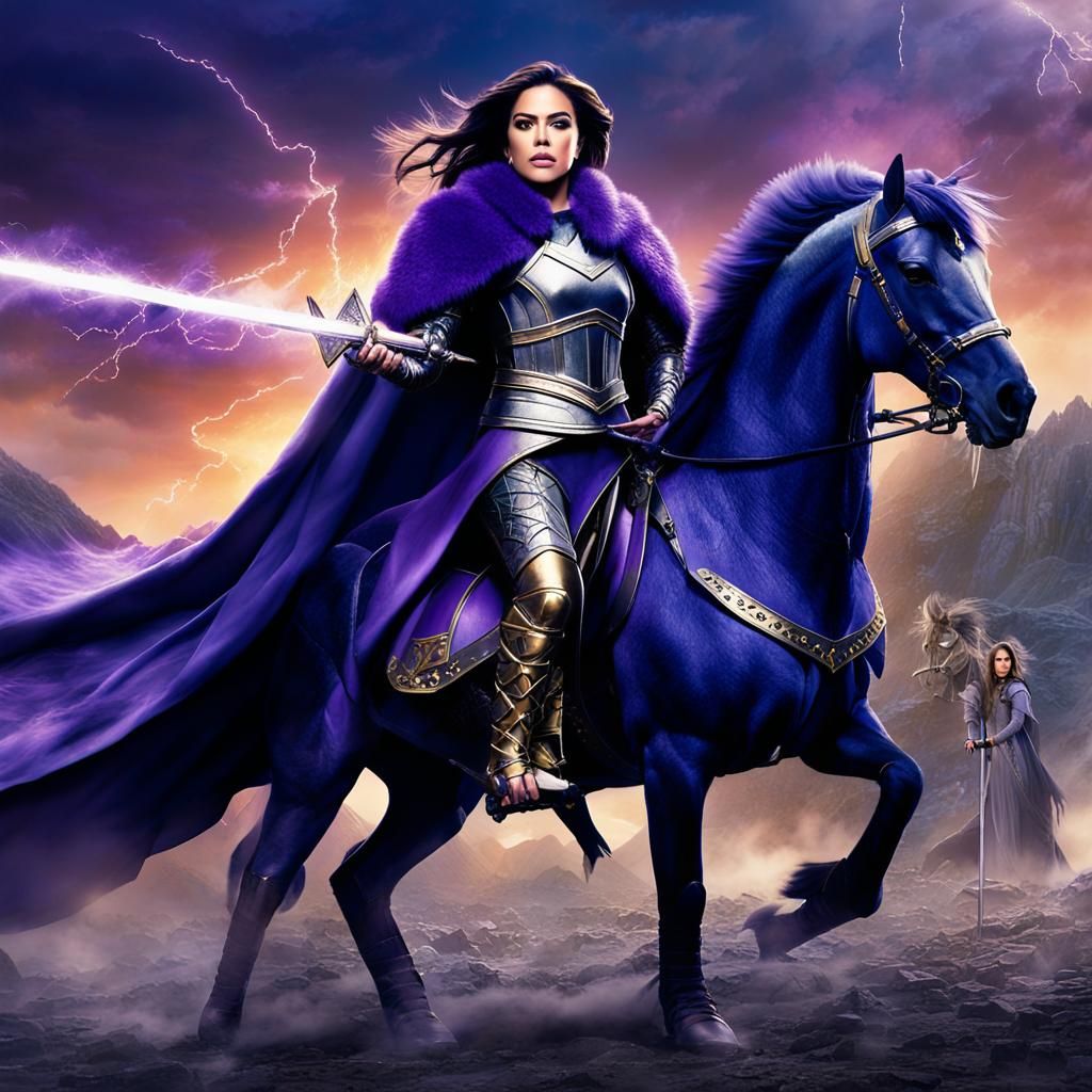 Khloe Kardashian as Reyna Ramírez-Arellano in Roman Armor