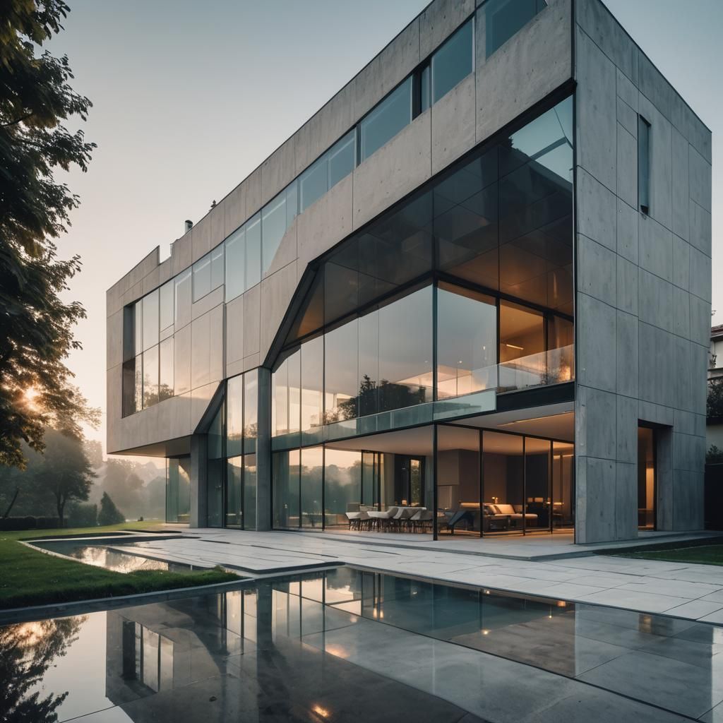 Luxury Modern Villa in Prague: Futuristic Architecture