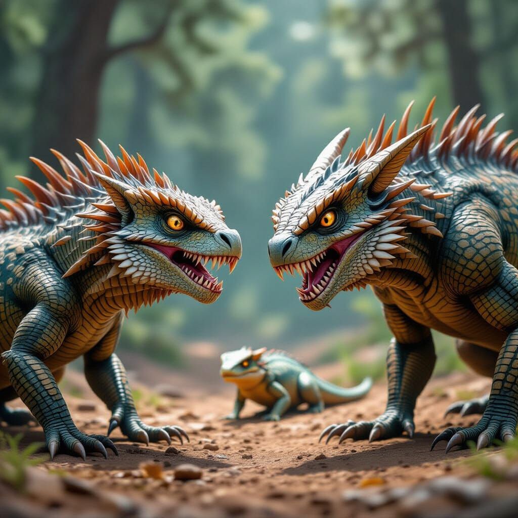 Prey Versus Predator: A Dramatic Confrontation