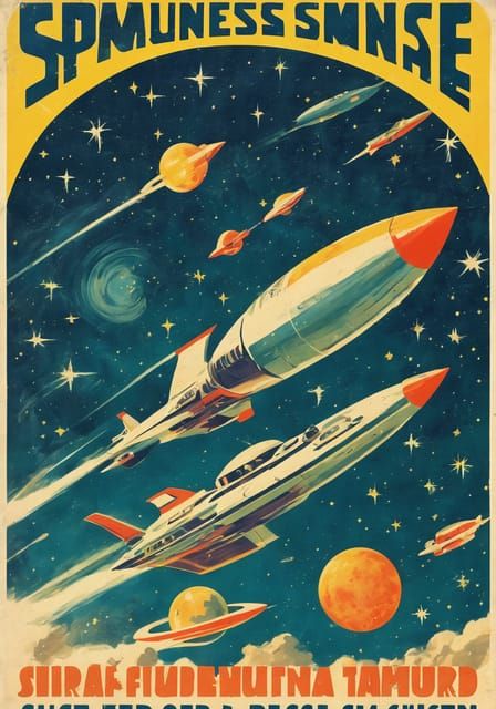 Realistic Planet Seen from Space