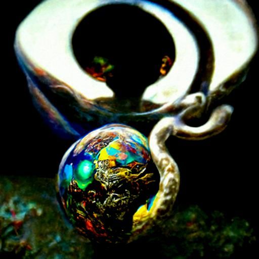 Ethereal DNA World in a Surreal Style