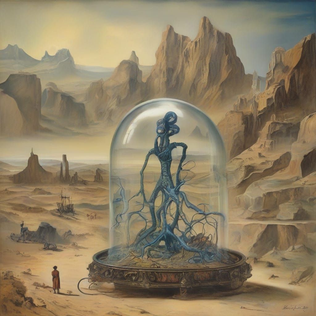 Retro-Futuristic Biorobots in Steampunk-Inspired Medical Car...