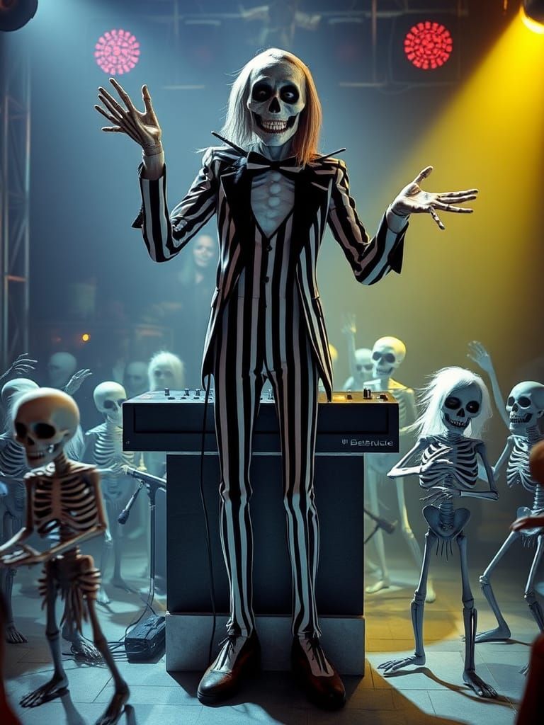 Beetlejuice DJ Party: Ghosts and Skeletons Dance