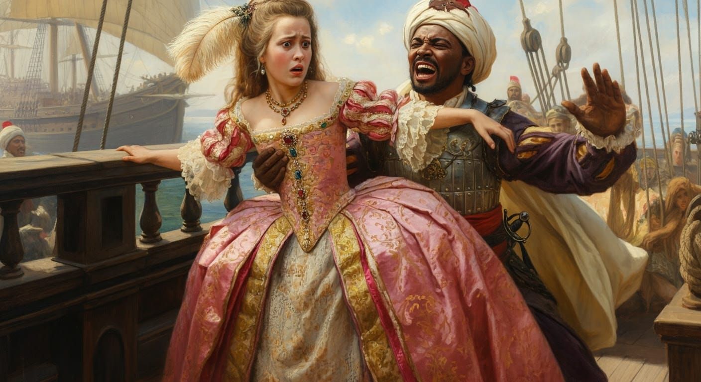 Spanish Infanta Captured by Pirates, Renaissance Style