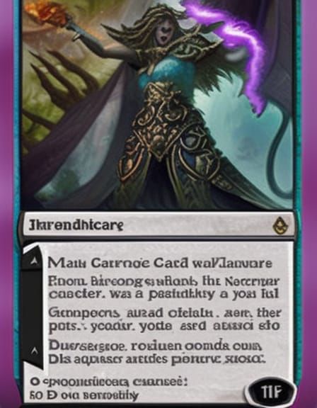 Magic The Gathering Custom Card: Demon Goddess