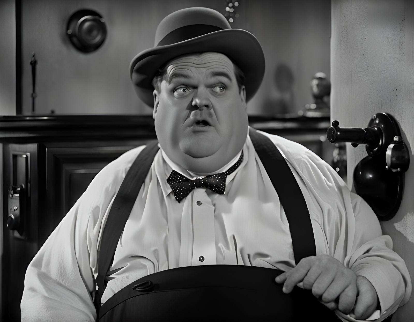 1930s Comedy Movie Scene: Grouchy Drunk