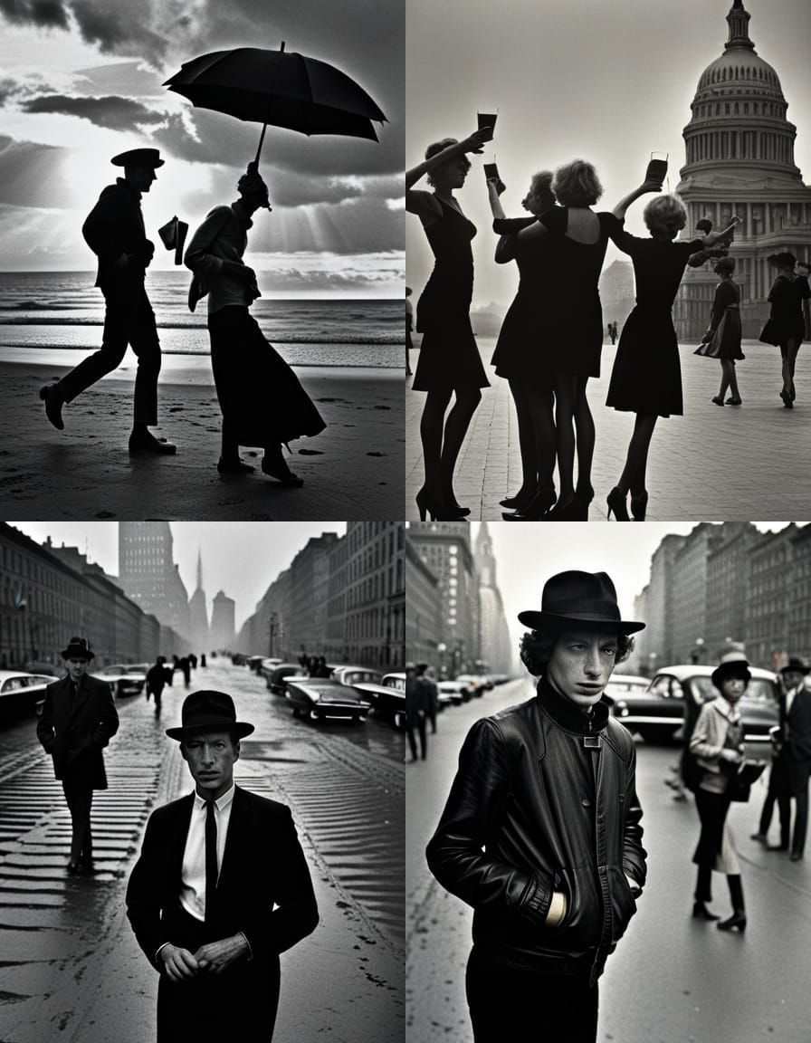 Gritty Black and White Street Photography