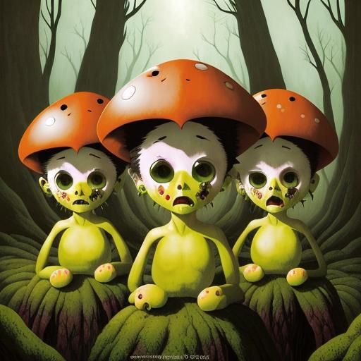 Image of Anguish and Despair in Surrealist Style