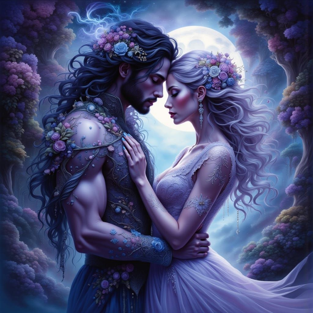 Ethereal Fantasy Romance with Mystical Energy