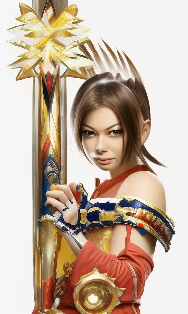 Miranda Cosgrove as Final Fantasy Anime Character