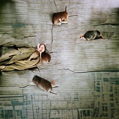 Mice Image Generated by AI