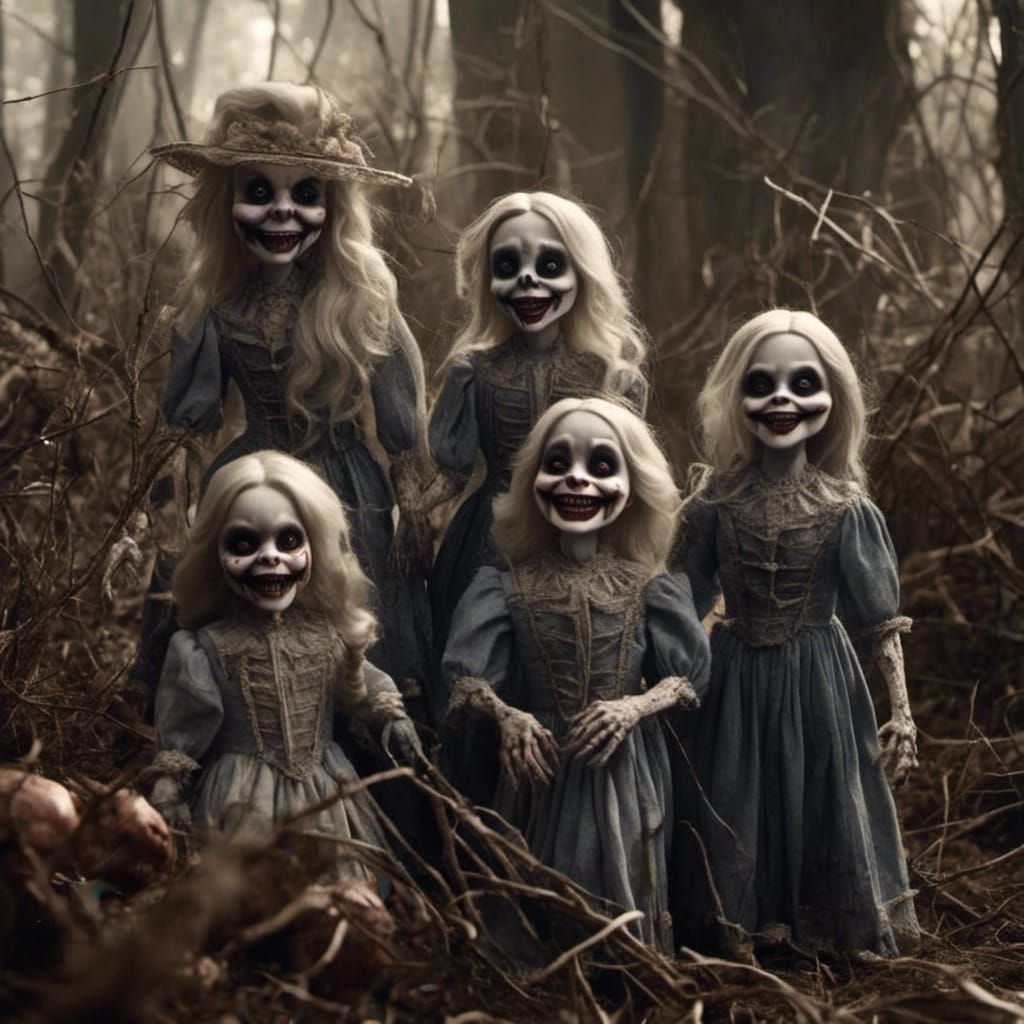 Eerie Ghouls Unleashed in Digital Art