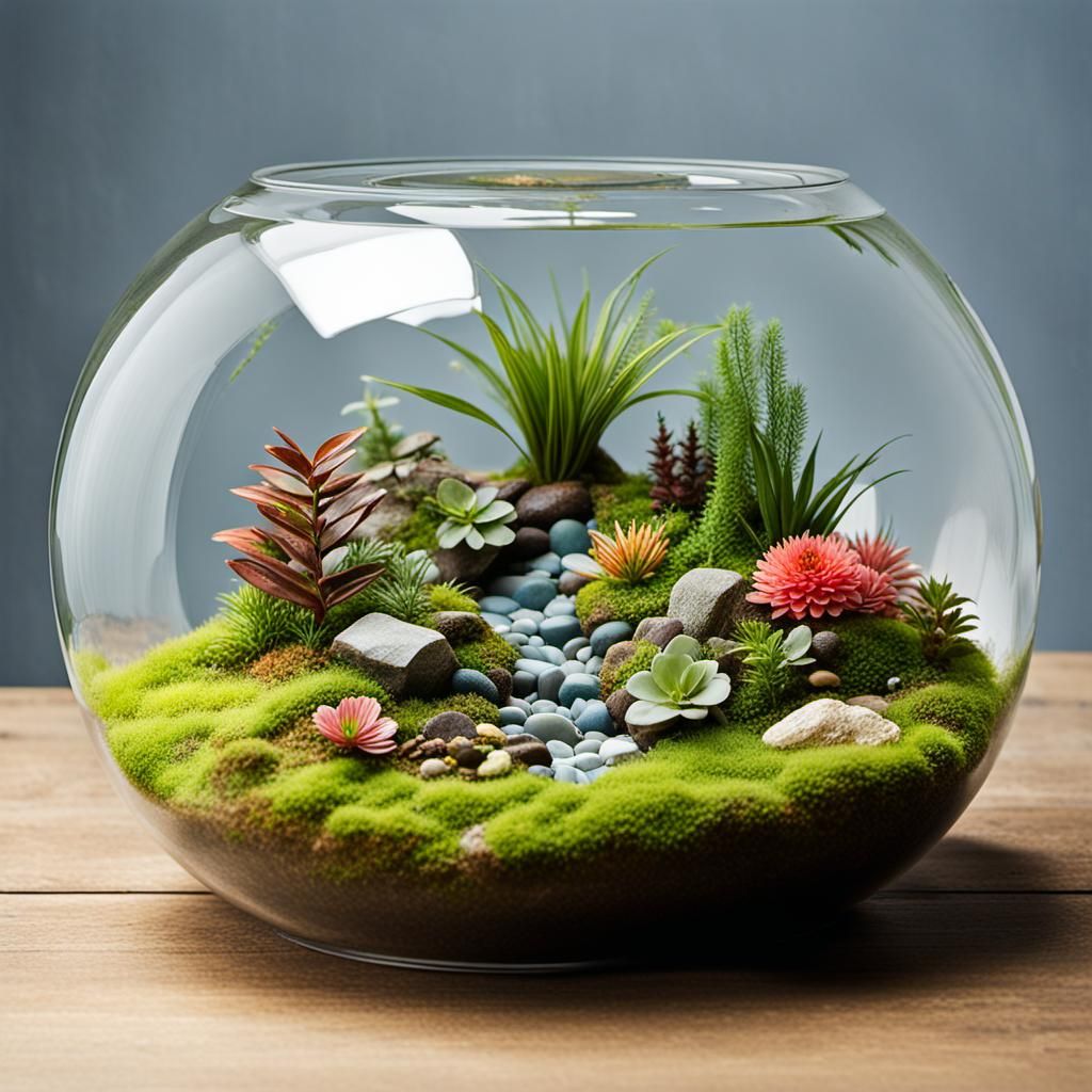 Infinite Terrarium Paradox: Miniature Landscapes in Reflecti...