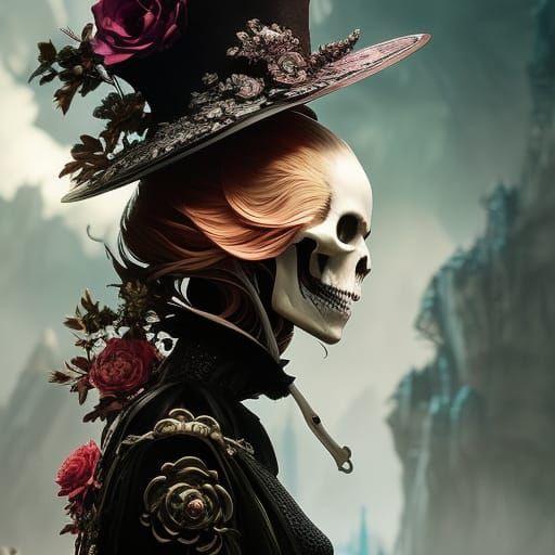 Fantastical Skeleton Portrait in Unreal Engine 5