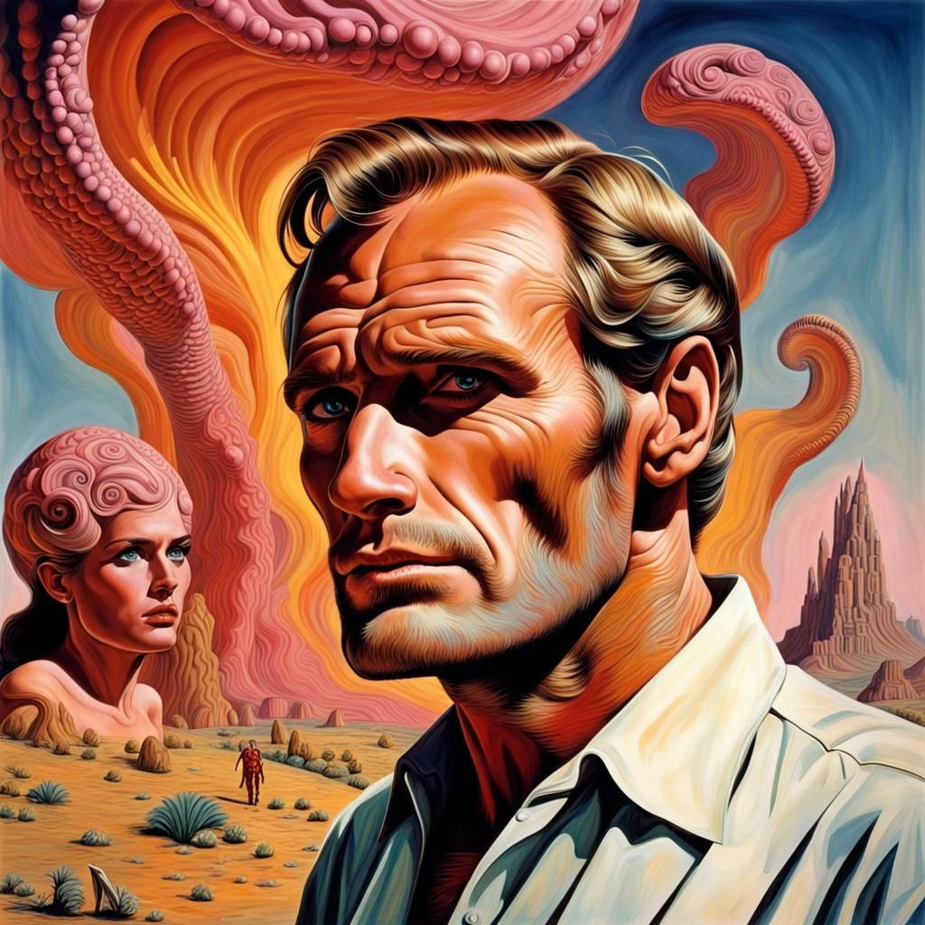 Surreal Psychedelic Dreamscape in Photorealistic Style