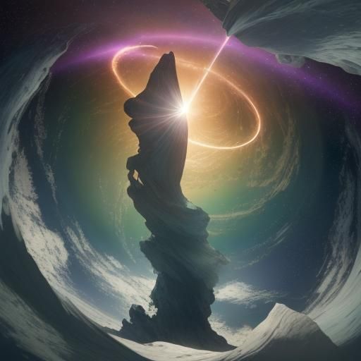 Black Hole Siphons Star Energy in Ultra-Realistic Style