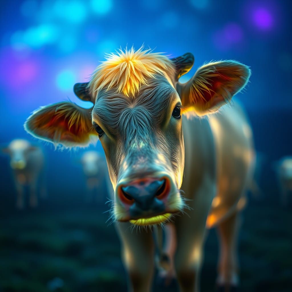Bioluminescent Cow
