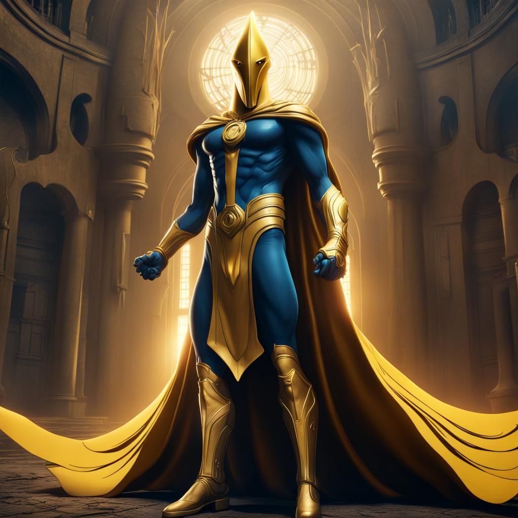 Doctor Fate Superhero in Detailed Fantasy Art