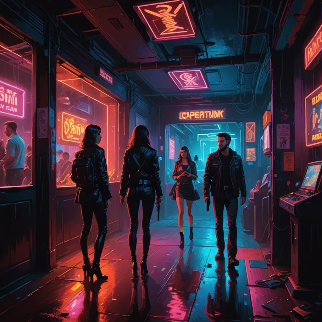 "No guns allowed." "I am police officer, ma'am."