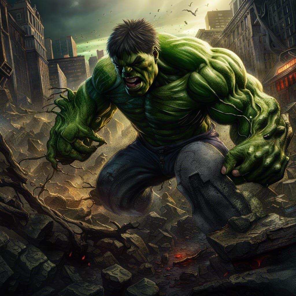 Hulk vs Abomination: Epic Battle in 8K