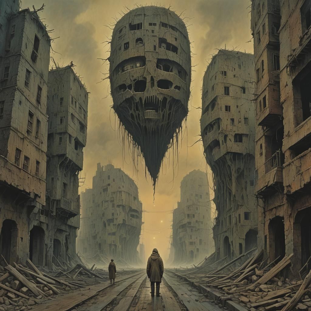 Post-Apocalyptic Masterpiece in a Surreal Style