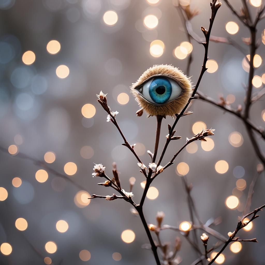 Single Tear: Professional Photography with Bokeh