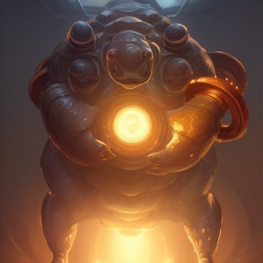 Blastoise Dark Fantasy Concept Art in 8K