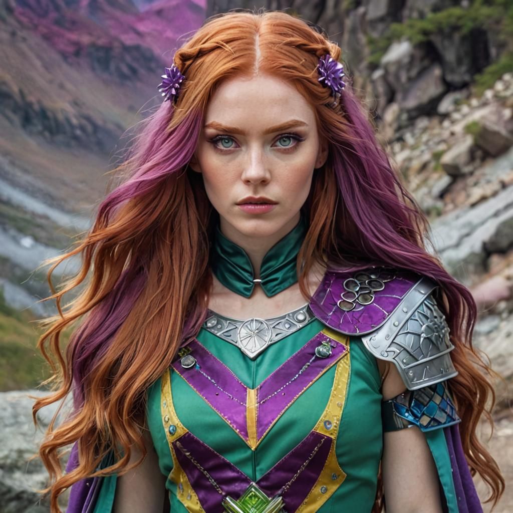 Beautiful ginger woman