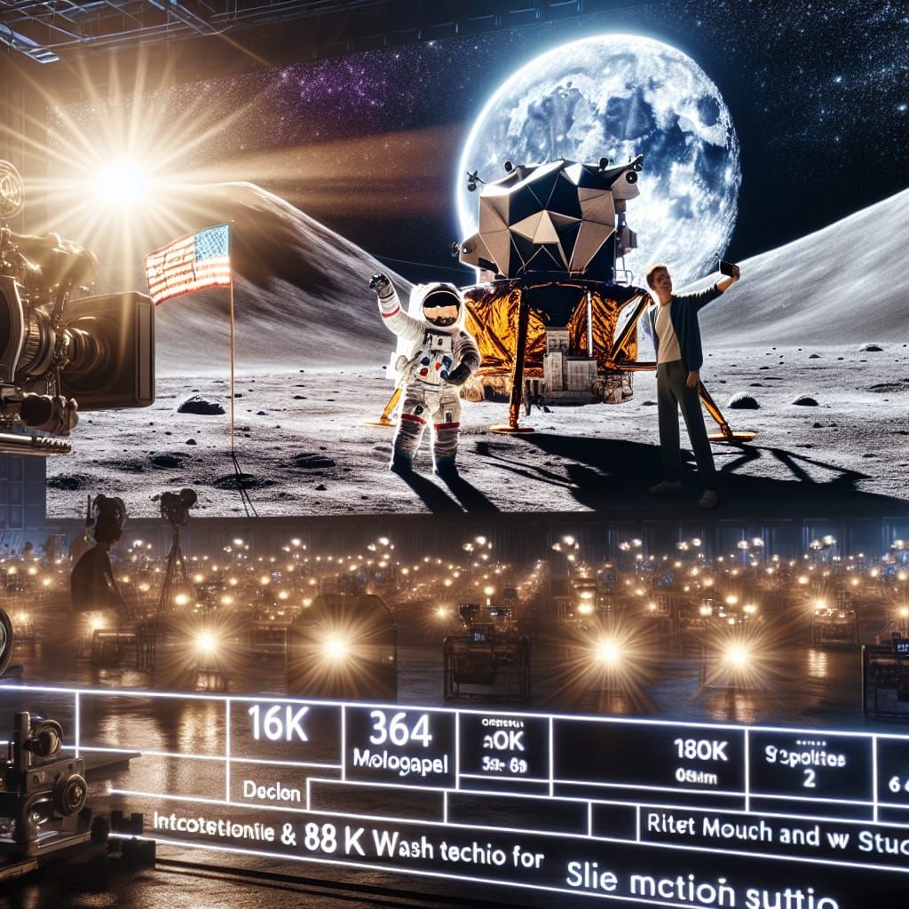 Moon 'Landing' 1969 - Directed by Stanley Kubrick