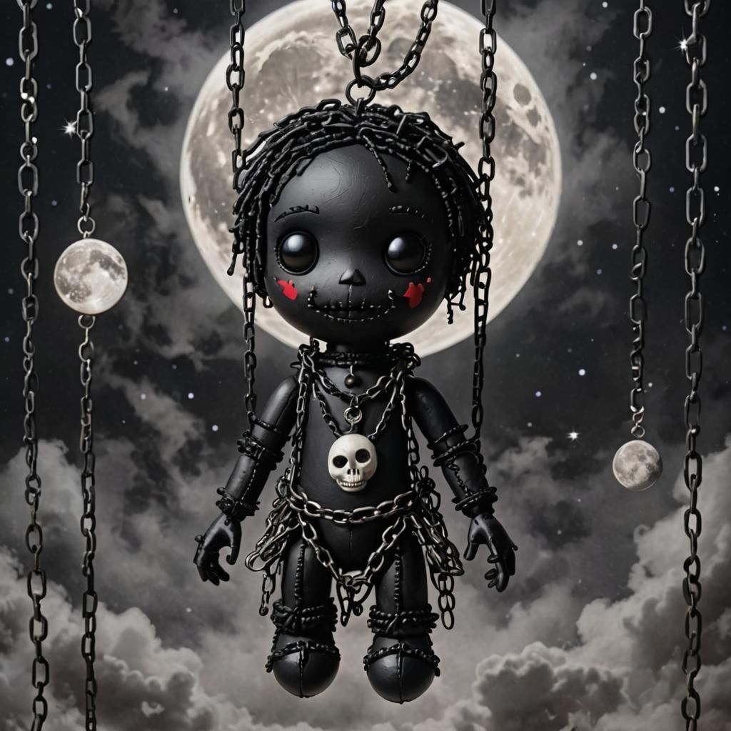 Surreal Dark Magic Catalyst in Chains