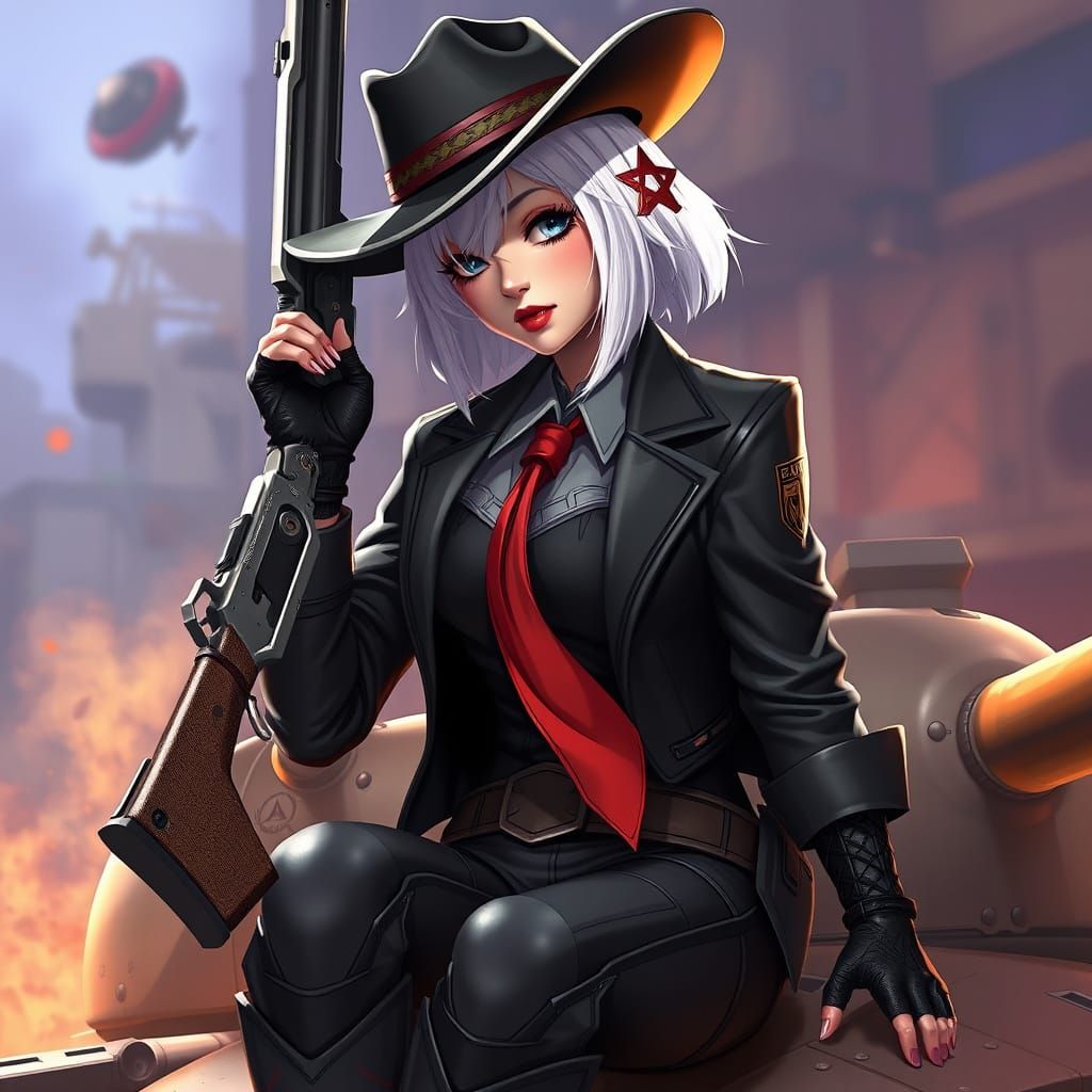ashe, Overwatch, Elizabeth Caledonia "Calamity" Ashe,