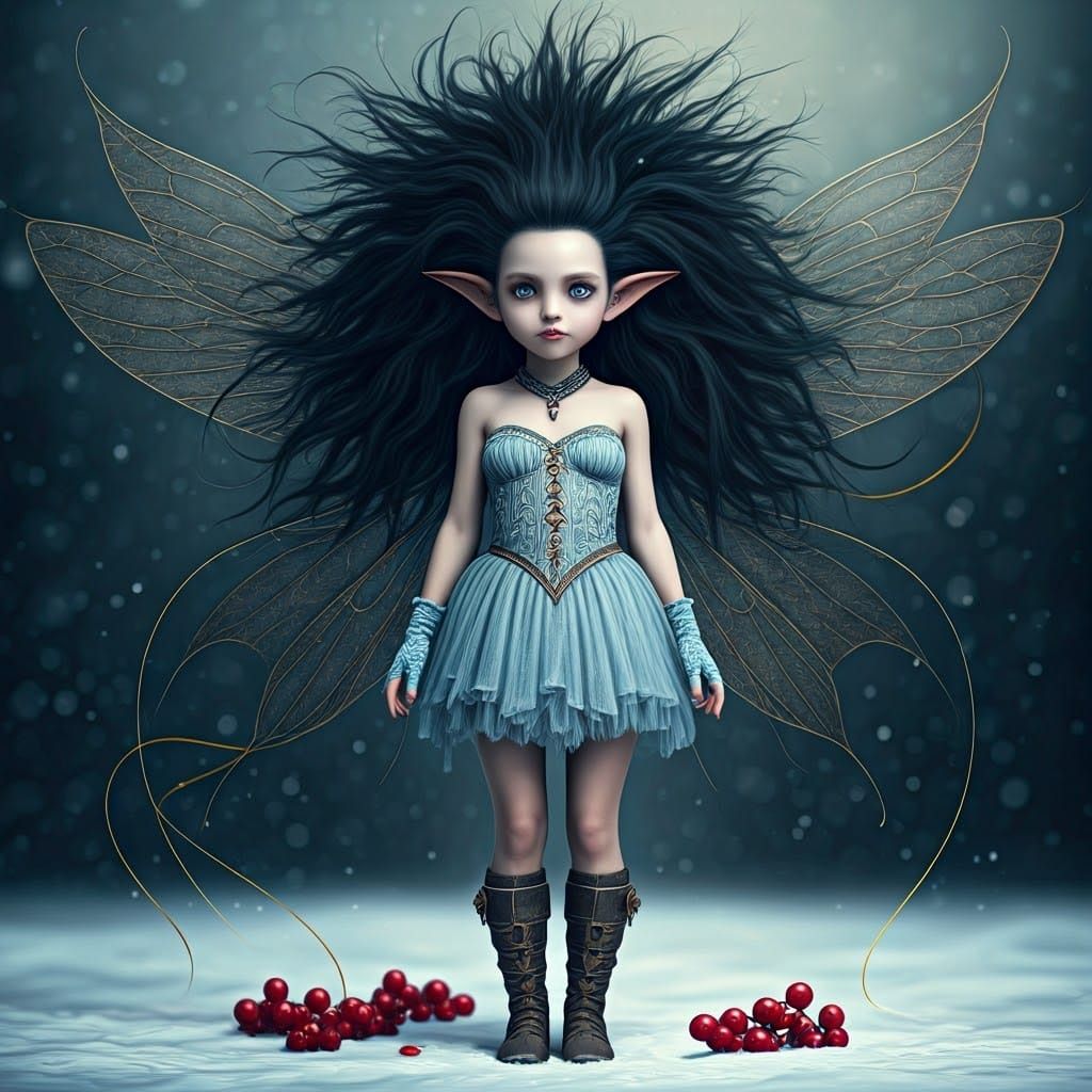 Pale Fairy in Winter Wonderland, Lacombe Style